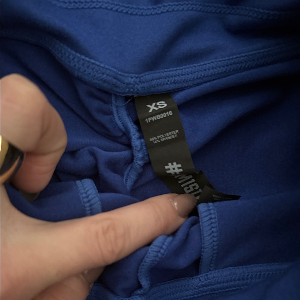 Women's Blue Joggers - Picture 2 of 3